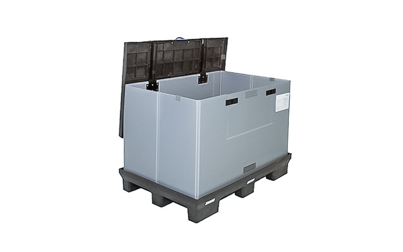 Palletbox kunststof 1200x1000x900 mm - Smartbox L